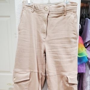 Aritzia Wilfred Free Maeve Cargo Pants in Flax Beige Size 00
